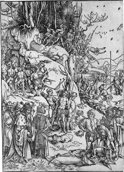 Das Martyrium der Zehntausend von Albrecht Dürer